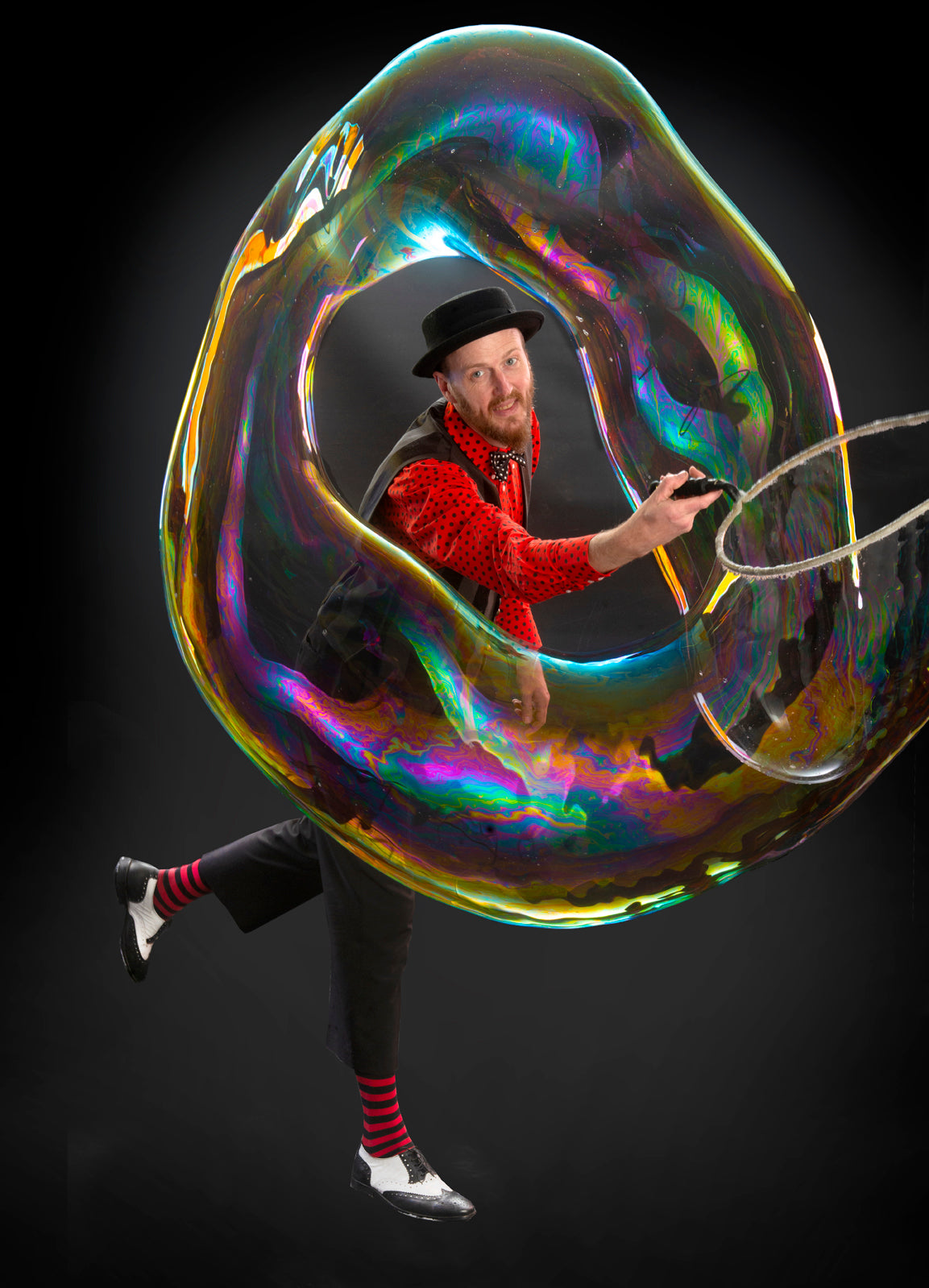 World's Tallest Bubbleologist