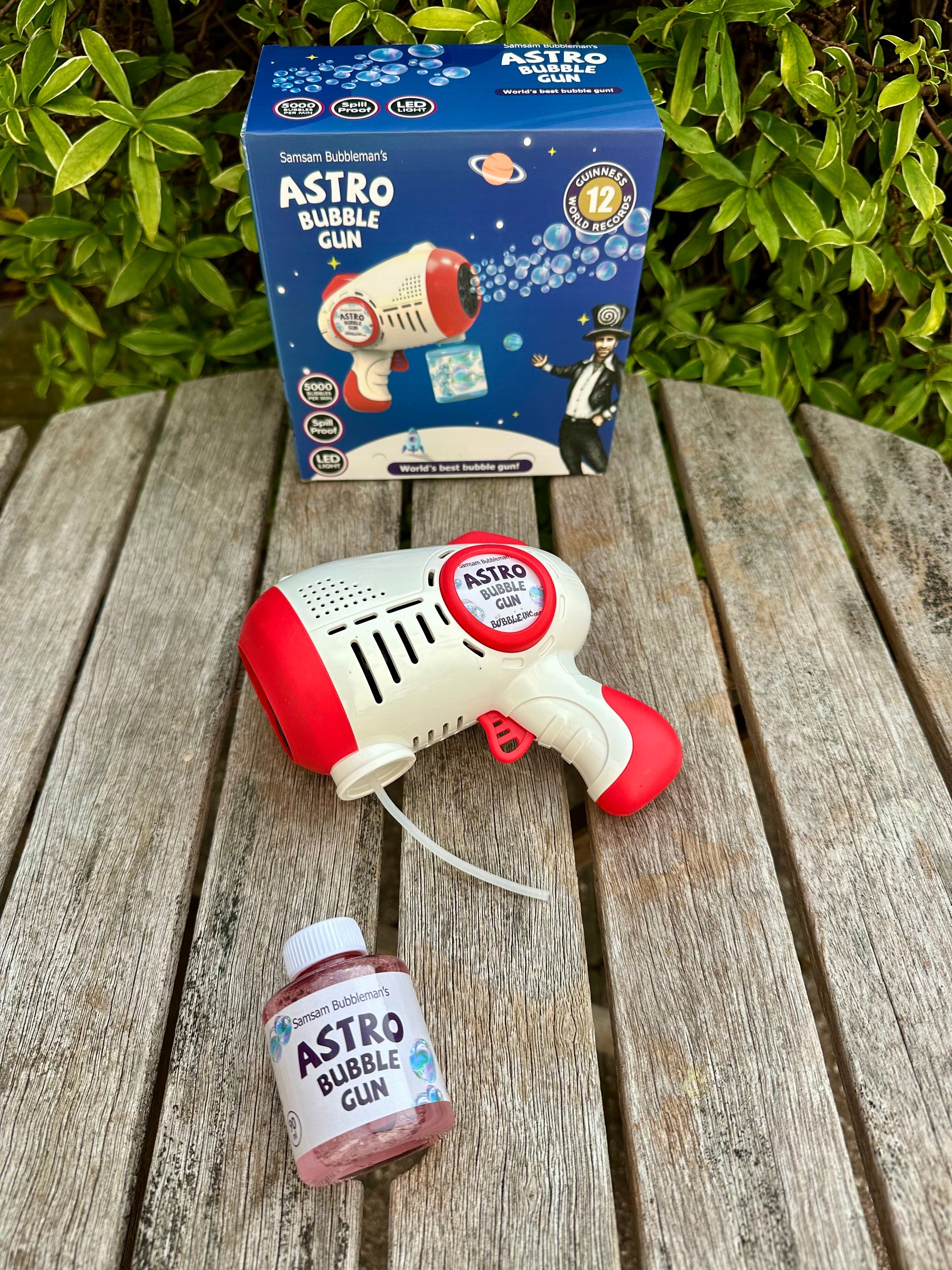 ASTRO BUBBLE GUN - Word's Best Bubble Gun!