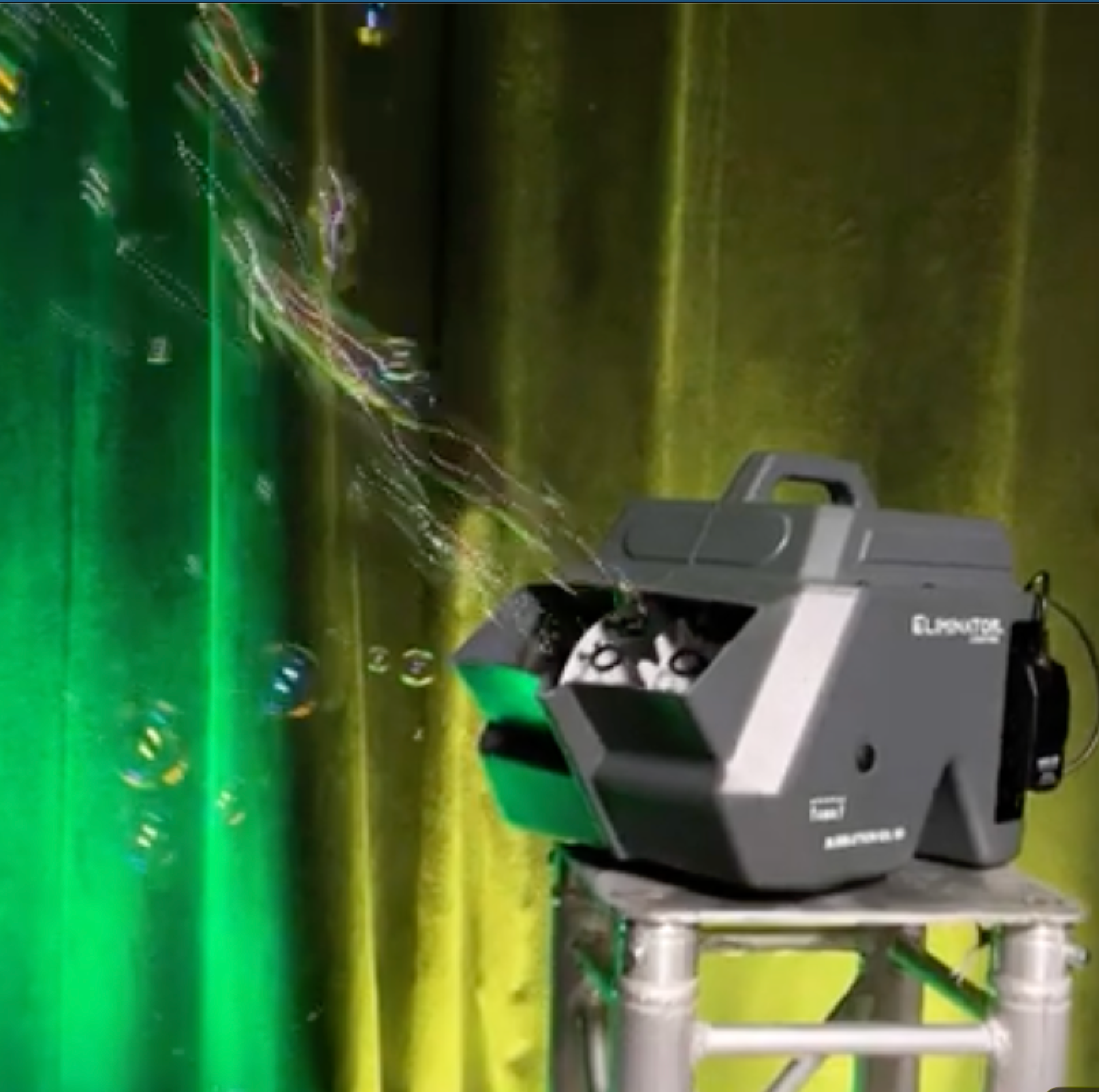 Battery powered portable bubble machine - Bubbletron GO EXL