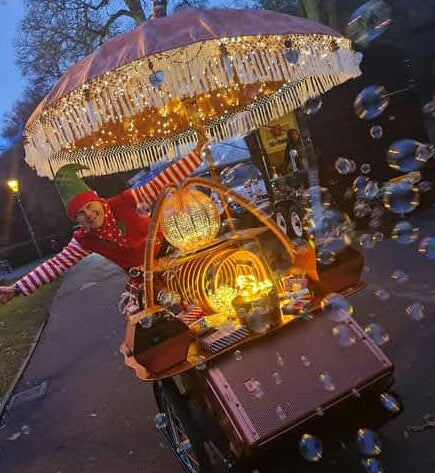 The CHRISTMAS Bubble Bike!
