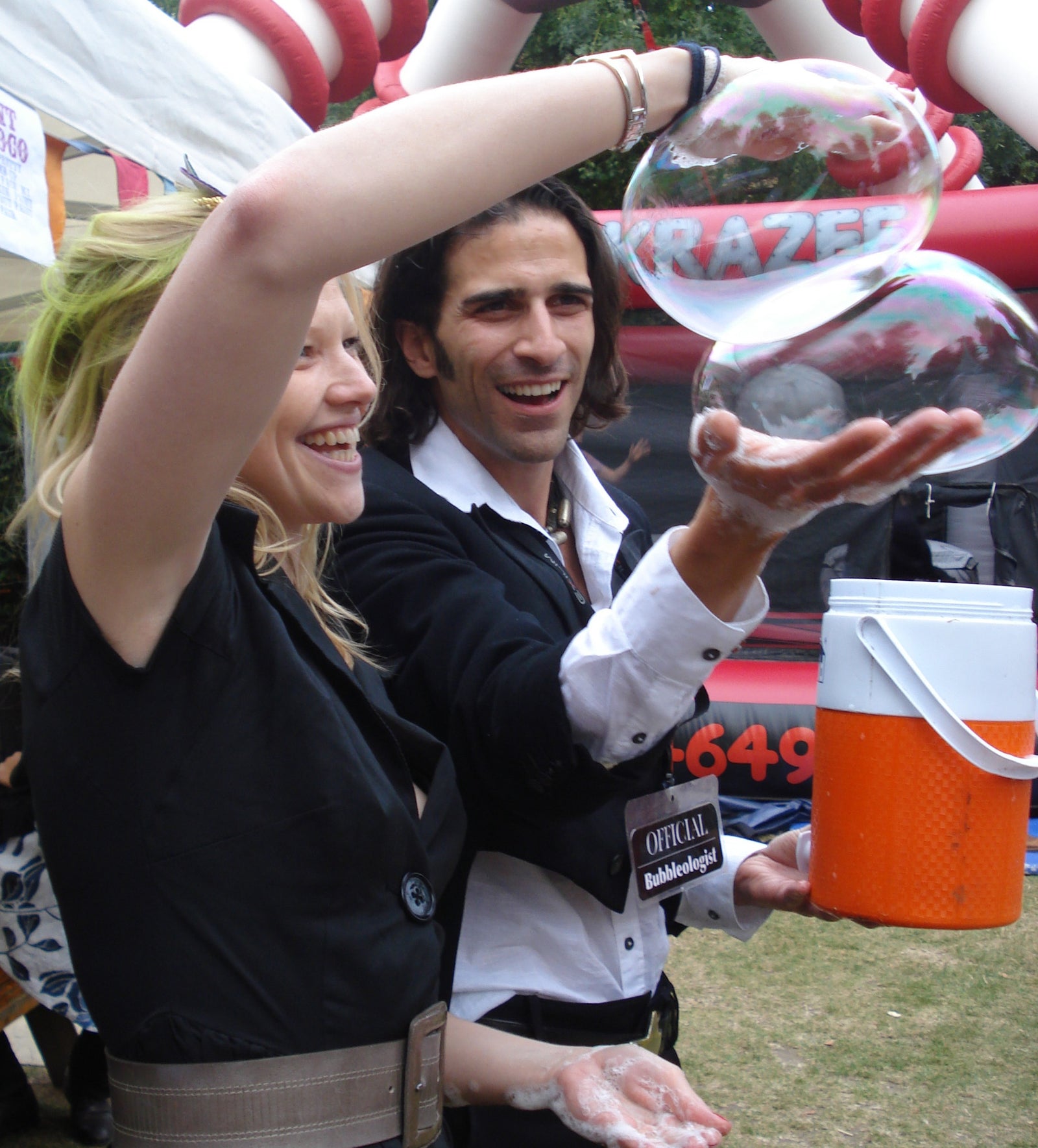 Celebrity bubble  shoot!