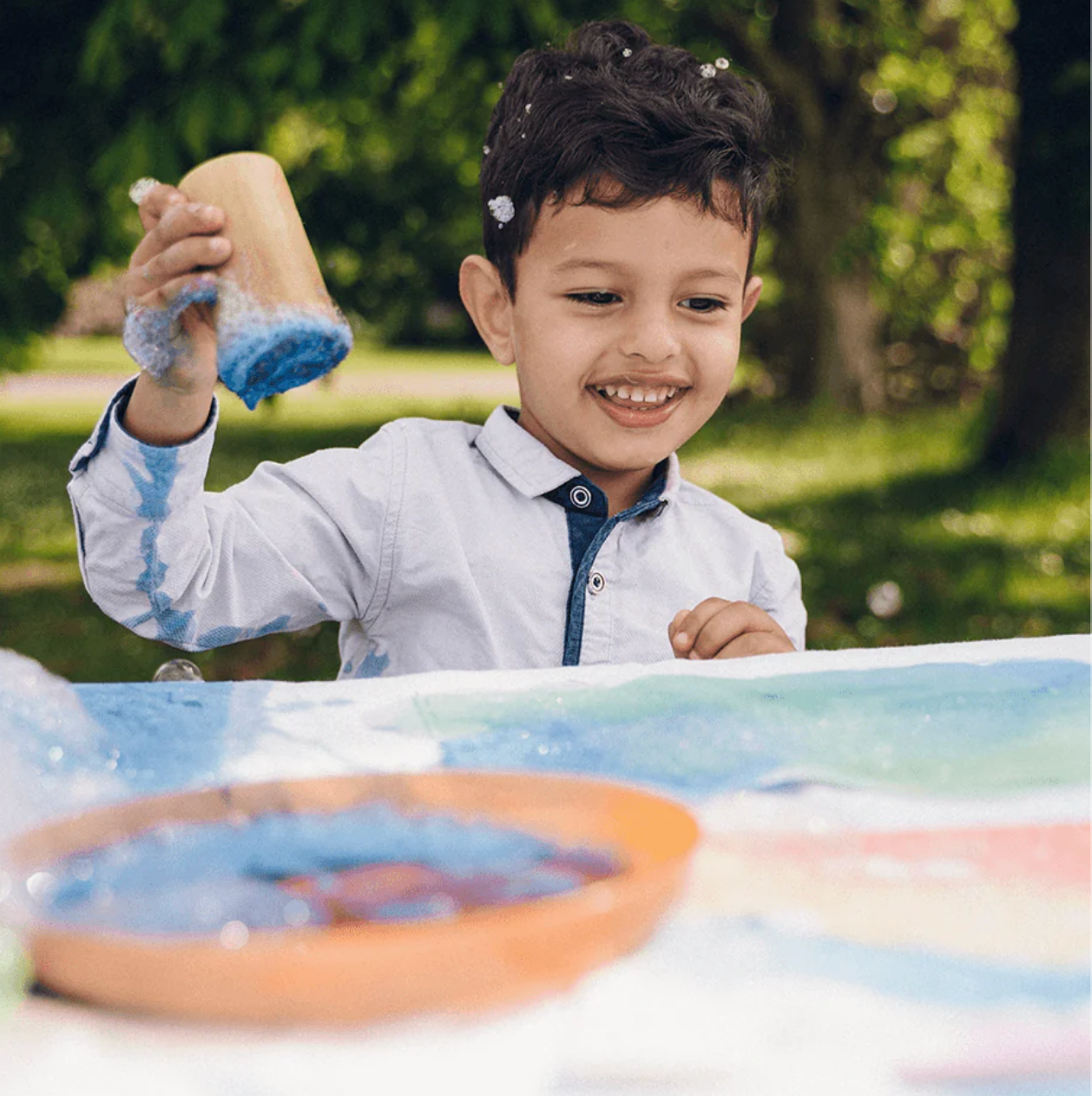 Eco Bamboo Bubble Foam Maker