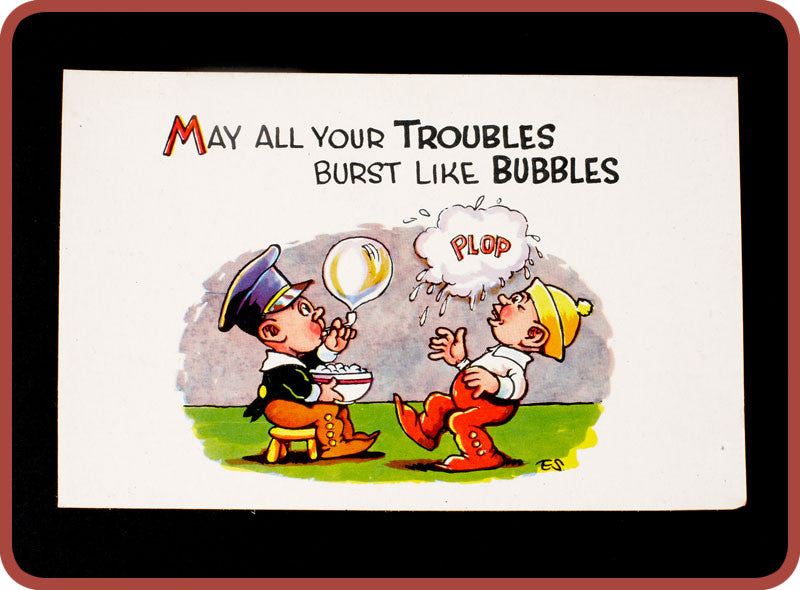 Vintage Bubble Postcards - Bubble Inc